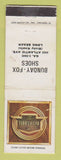 Matchbook Cover - Florsheim Shoes Bunday Fox Long Beach CA WEAR