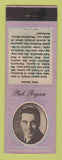 Matchbook Cover - Diamond 1930's Movie Stars Phil Regan WEAR