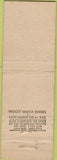 Matchbook Cover - Baumgardner Co Tiffin OH Coal Midget