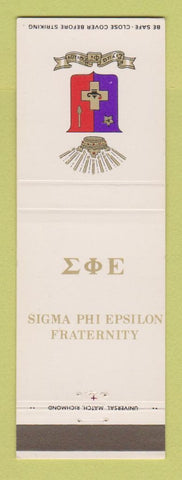 Matchbook Cover - Sigma Phi Epsilon Fraternity