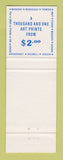 Matchbook Cover - Imaginus Print Sale College ON? Canada WEAR
