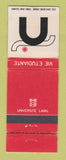 Matchbook Cover - Universite Laval QC WEAR