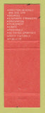 Matchbook Cover - Universite Laval QC WEAR