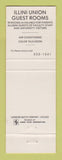 Matchbook Cover - University of Illinois Urbana Champaign IL