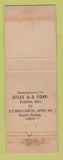 Matchbook Cover - Dwight Eisenhower for President Stick With Ike