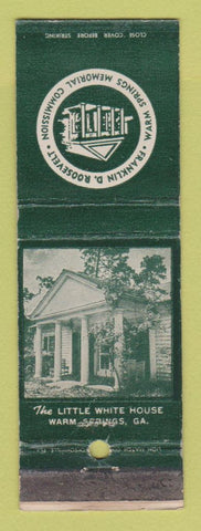Matchbook Cover - Little White House Warm Springs GA Franklin Roosevelt