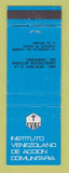 Matchbook Cover Instituto Venezolano Accion Comunitaria Venezuela Relgious WEAR