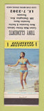 Matchbook Cover - Tony Clemente Cabinets Toronto ON pinup