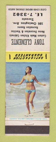 Matchbook Cover - Tony Clemente Cabinets Toronto ON pinup