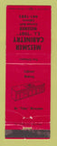 Matchbook Cover - Messmer Cabinets WORN