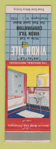 Matchbook Cover - Vikon Tile Corporation Washington NJ