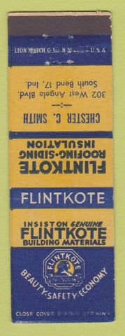 Matchbook Cover - Flintkote Building Materials Chester Smith South Bend IN