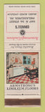 Matchbook Cover - Armstrong's Linoleum Connell's Philadelphia PA