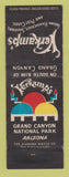 Matchbook Cover - Verkamp's Grand Canyon National Park AZ Gift Shop WEAR