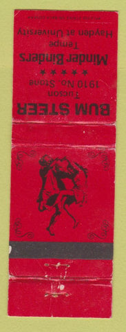 Matchbook Cover - Bum Steer Tucson AZ Mind Benders WORN