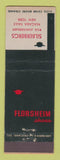 Matchbook Cover - Florsheim Shoes Silberbergs Niagara Falls NY