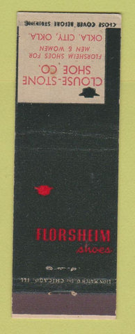 Matchbook Cover - Florsheim Shoes Clouse Stone Oklahoma City OK WEAR