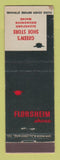 Matchbook Cover - Florsheim Shoes Green's Biddeford Brunswick ME WEAR