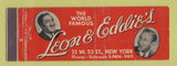 Matchbook Cover - Loen and Eddie's New York City WEAR Full Length