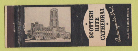Matchbook Cover - Scottish Rite Cathedral Indianapolis IN