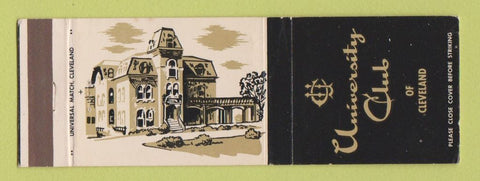Matchbook Cover - University Club Cleveland OH