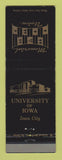 Matchbook Cover - University of Iowa City IA WEAR
