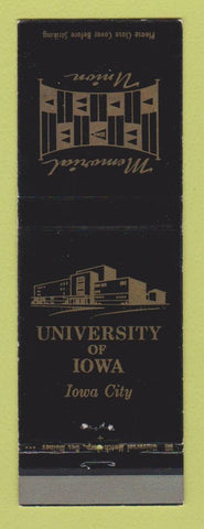Matchbook Cover - University of Iowa City IA WEAR