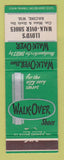 Matchbook Cover - Walk Over Shoes Lloyd's Racine WI