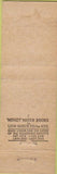 Matchbook Cover - Bacchante Lounge Providence Biltmore RI Midget