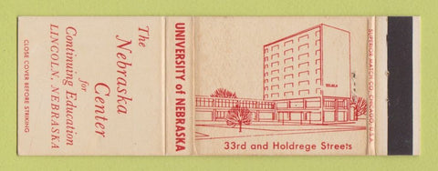 Matchbook Cover - University of Nebraska Lincoln NE Continuing Education WEAR