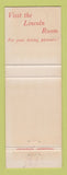 Matchbook Cover - University of Nebraska Lincoln NE Continuing Education WEAR