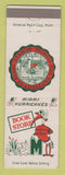 Matchbook Cover - University of Miami FL Book Store Hurricanes