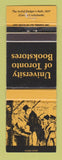 Matchbook Cover - University of Toronto ON Book Store