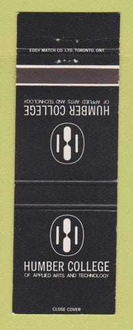 Matchbook Cover - Humber College of Applied Arts Technology