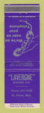 Matchbook Cover - Lavergne Electric St Pierre MB
