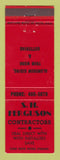 Matchbook Cover - SH Ferguson Contractors Siding