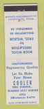 Matchbook Cover - Paul Wilson Insulation Springfield PA