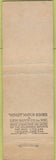 Matchbook Cover - Rochester Club NY Midget