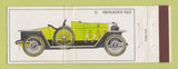 Matchbook Cover - Antique Cars 1922 Mercedes