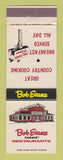Matchbook Cover - Bob Evans Farms Restaurants Columbus Cincinnati Toledo OH