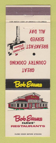 Matchbook Cover - Bob Evans Farms Restaurants Columbus Cincinnati Toledo OH