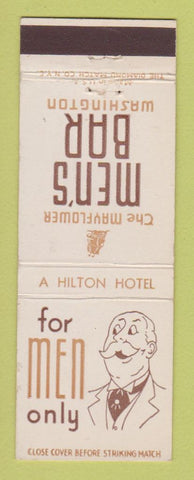 Matchbook Cover - Mayflower Hotel Washington DC Men's Bar