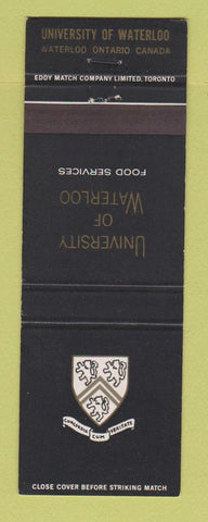 Matchbook Cover - University of Waterloo ON