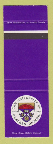 Matchbook Cover - University of Western Ontario London ON