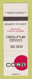 Matchbook Cover - COOP Ahuntsic Montreal QC