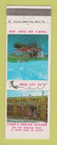 Matchbook Cover - Tiger's Indian Village Tamiami Trail Frog City FL