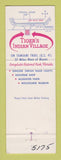 Matchbook Cover - Tiger's Indian Village Tamiami Trail Frog City FL