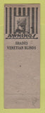 Matchbook Cover - Acme Awning Shade Bridgeport CT