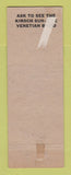 Matchbook Cover - Ulit Home Decorating Awnings Austin TX