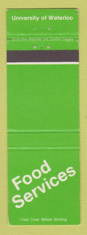 Matchbook Cover - University of Waterloo ON Food Services